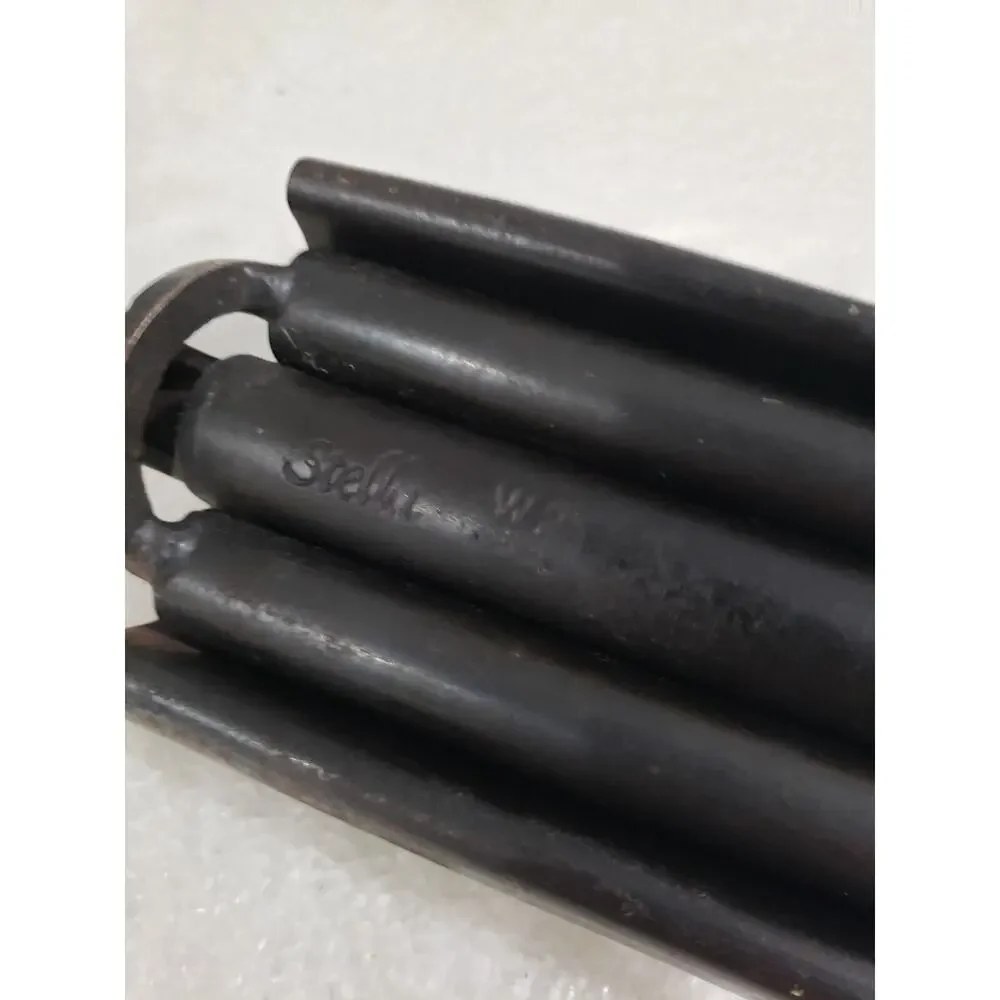 Stella Stove Curling Iron w2 5/8 Styling Round‎ Antique Vintage Primitive Vanity